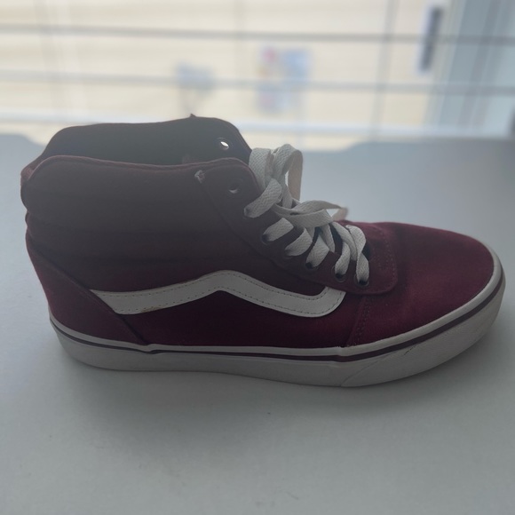 ⚡️SALE HIGHTOP GIRLS BURGUNDY VANS - Picture 3 of 5